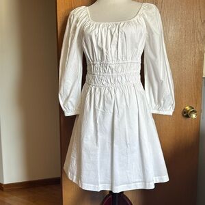 Sanctuary long sleeve ruched waist dress Size M